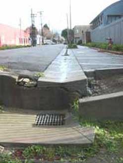 storm drain and gutter runoff