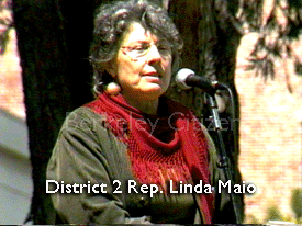 Linda Maio at Earth Day Berkeley 2000