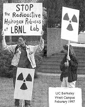 LBNL Radioactive releases protest