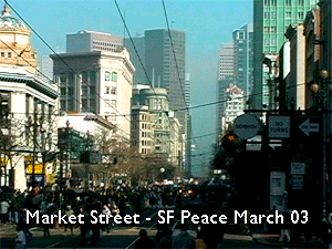 Anti-Iraq War demonstration in San Francisco
