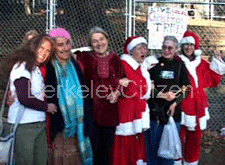 Santa and helpers at Oak Grove