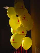 125th birthday ballons