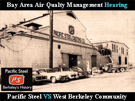 BAAQMD hearing n Pacific Steel Casting