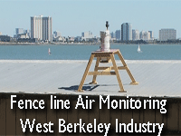 fence line air monitoring of west Berkeley
