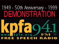 KPFA 50th Anniversary Protest