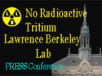 "Berkeley Progressives say no to radioactive Tritium releases