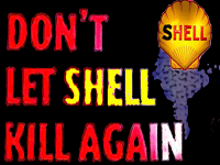 Don't Let Shell Kill Again Activist video
