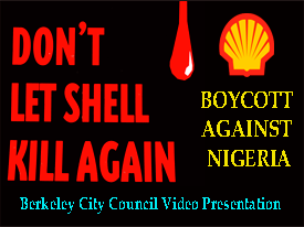 Don't let Shell Oil Kill Again