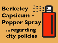 Berkeley caspsicum pepper spray