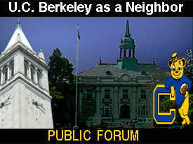 UC Berkeley as a neighbor Public Forum