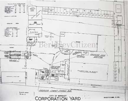 Berkeley corpyard 1949 map