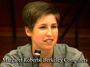Bridging the Digital Divide, Public Workshop and Panel Discussion, Margaret Roberts, Berkeley Neighborhood Computers