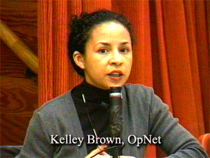 Bridging the Digital Divide, Public Workshop and Panel Discussion, Kelley Brown, OpNet Community Ventures