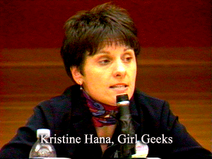 Bridging the Digital Divide, Public Workshop and Panel Discussion, Kristine Hanna, Girl Geeks