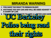 UC Police being read their Miranda Rights