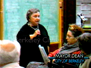Mayor Shirley Dean, LBNL  Berkeley Community Radiation forum 