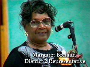 Margaret Breland District 2 Representative at Don Jelinek Roast & Honor