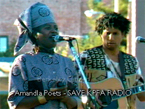 Save KPFA RADIO - Amandla Poets