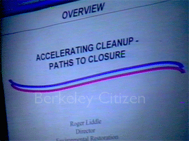 When Toxics Aren’t Toxic: Accelerating Environmental Cleanups Department of Energy - Stakeholder Comment Meeting 