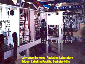 Berkeley city council meeting regaTritium Labeling facility at Lawrence Berkeley National Laboratory