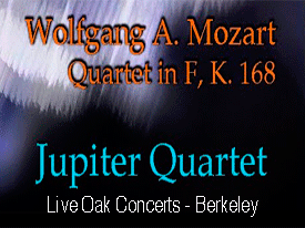 Jupiter Quartet, Live Oak Concerts