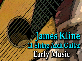 James Kline 11 string arch guitar