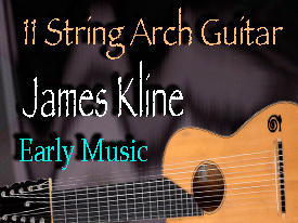 James Kline 11 string arch guitar