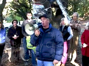 Doug Buckwald, Memorial Oak Grove 24-Hour Community Tree Sit-In