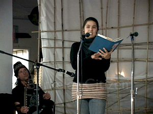 Marcella Sadlowski, Poetry readings at Berkeley Memorial Oak Grove Tree-sit Benefit