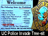 UC Police Invade Memorial Oak Grove