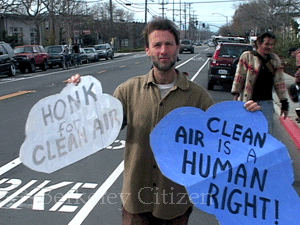 March for clean air in Berkeley 2008 - pacific Steel