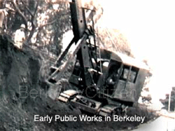 Berkeley Public Works excavation work
