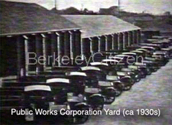 Berkeley Public Works 1929 truck fleet