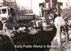Berkeley Public Works trenching crew