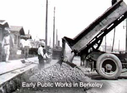 Berkeley Public Works road work