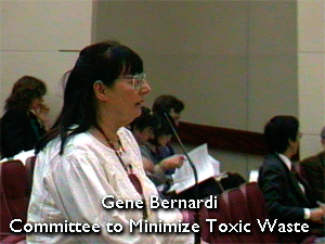 Gene Bernardi, sf regional water board hearing on Groundwater brownfield amendments