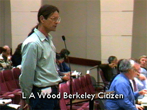 L A Wood, Berkeley Citizen, sf regional water board hearing on Groundwater brownfield amendments