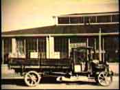 1920s low bed truck city of Berkeley