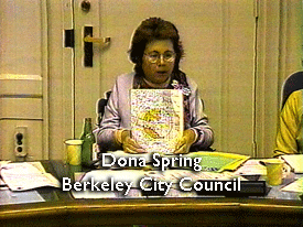Dona Spring, Tritium Debate aat Berkeley City Council 1996