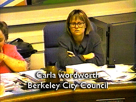  Councilmember Carla Woodworth, Tritium Debate aat Berkeley City Council 1996