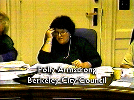 Polly Armstrong, Tritium Debate aat Berkeley City Council 1996