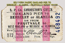 East Bay Key System “Route” Train Ticket